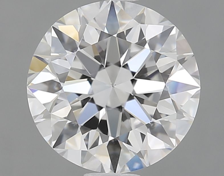 Round Natural Diamond 1.61ct F VS2