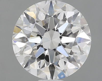 Round Natural Diamond 1.61ct F VS2