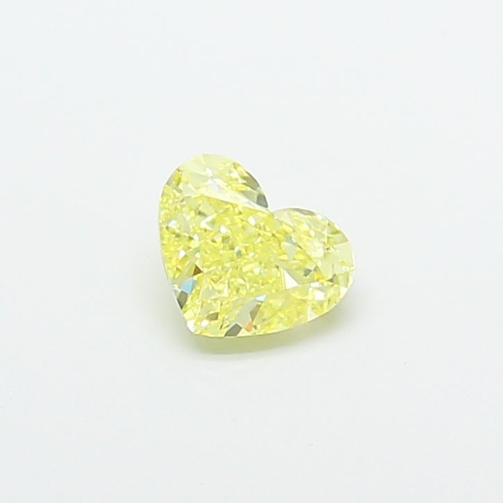 Heart Fancy Intense Yellow Lab-grown Diamond 0.9ct VS1 loose diamond