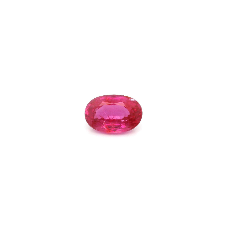 Oval Red Ruby 0.74ct loose gemstone