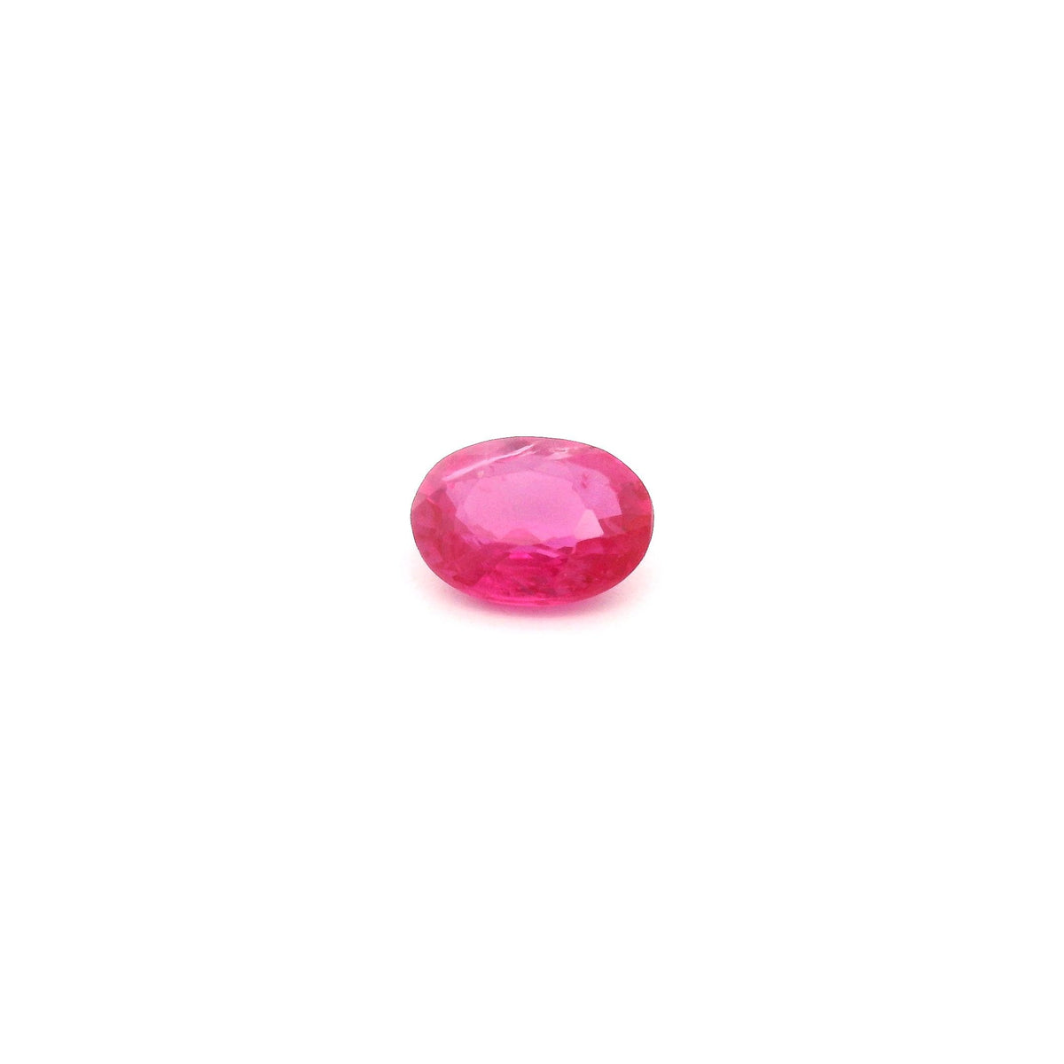 Oval Red Ruby 0.6ct loose gemstone