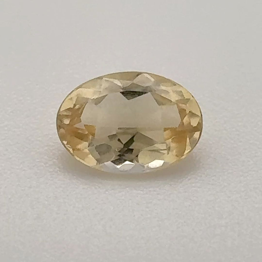 Oval Yellow Topaz 0.695ct loose gemstone