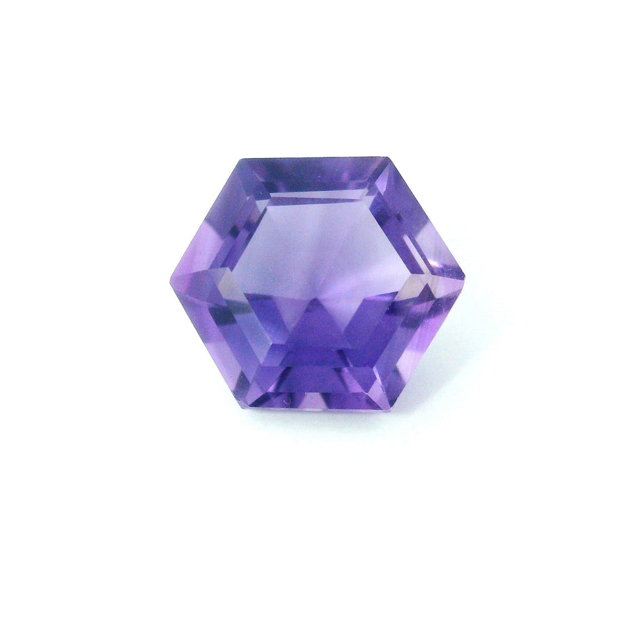 Hexagonal Purple Amethyst 3.79ct loose gemstone