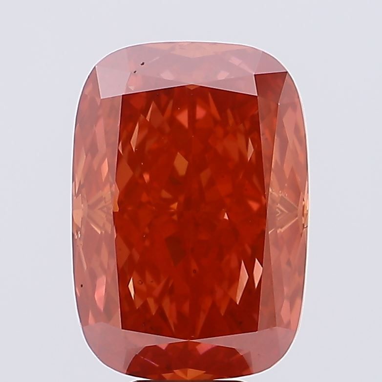 Cushion Fancy Vivid Red Lab-grown Diamond 10.26ct VS2 loose diamond