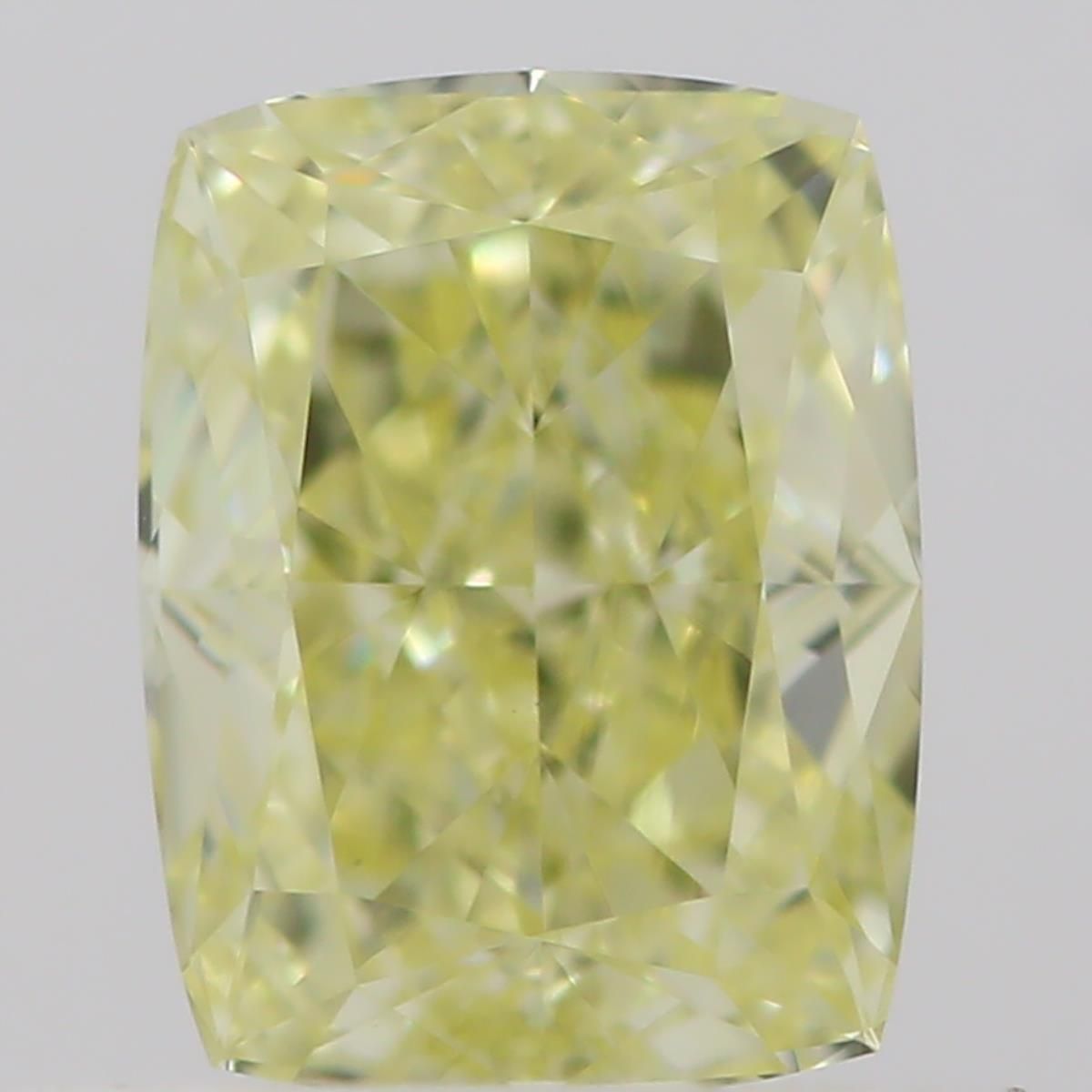Cushion Fancy Yellow Natural Diamond 0.51ct VS1 loose diamond