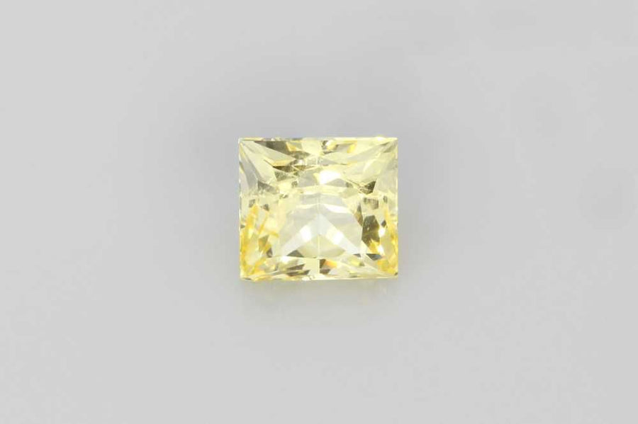 Princess Yellow Sapphire 3.97ct loose gemstone