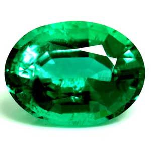 Oval Green Emerald 1.24ct loose gemstone
