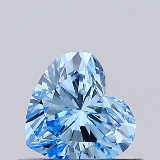 Heart Fancy Vivid Blue Lab-grown Diamond 0.35ct VVS2 loose diamond