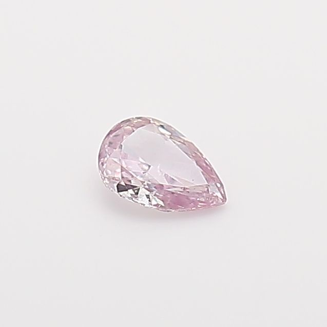 Pear Fancy Purplish Pink Natural Diamond 0.1ct loose diamond