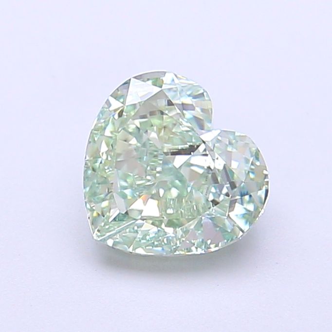 Heart Fancy Vivid Green Lab-grown Diamond 1.26ct VVS2 loose diamond