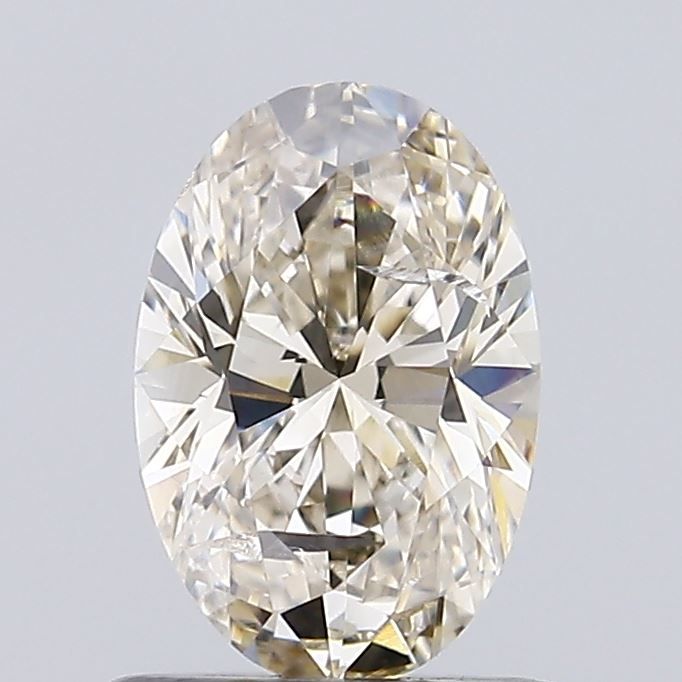 Oval Fancy Light Brown Natural Diamond 0.71ct SI2 loose diamond