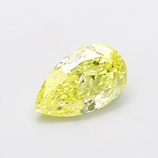 Pear Fancy Intense Yellow Lab-grown Diamond 1.09ct VVS2 loose diamond