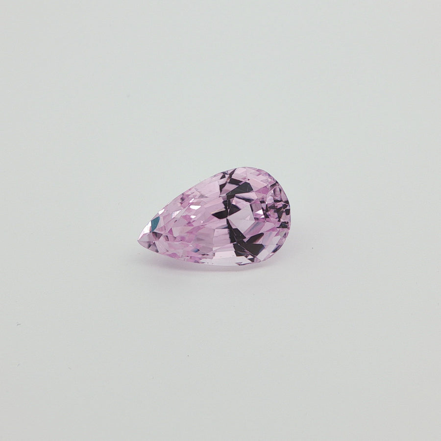 Pear Pink Kunzite 13.77ct loose gemstone