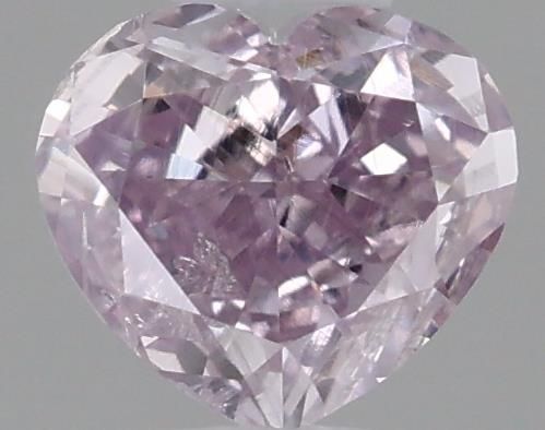 Heart Fancy Purple Natural Diamond 0.25ct I1 loose diamond