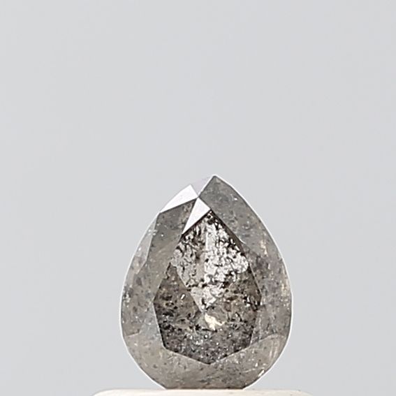 Pear Salt And Pepper Natural Diamond 0.48ct VS1 loose diamond