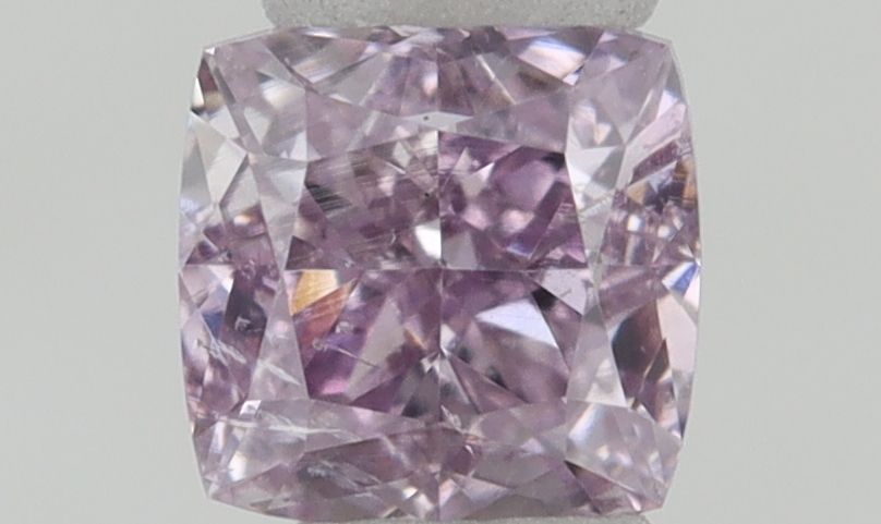 Cushion Fancy Pink Purple Natural Diamond 0.18ct I1 loose diamond