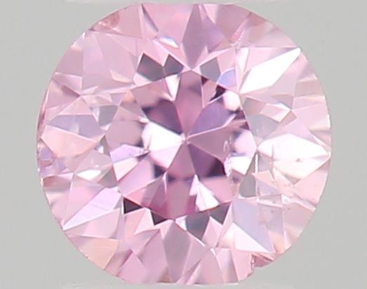 Round Fancy Intense Purplish Pink Natural Diamond 0.05ct loose diamond