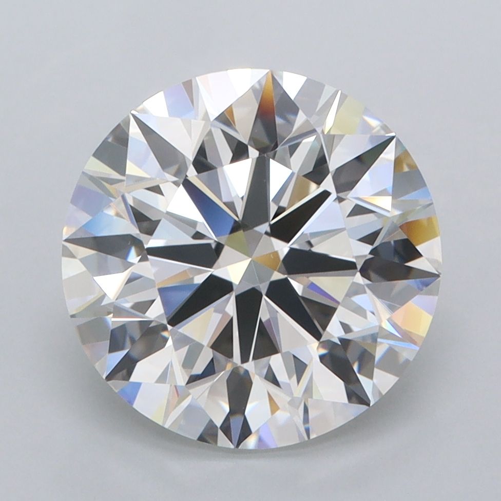 Round Lab-Grown Diamond 3.80ct D FL