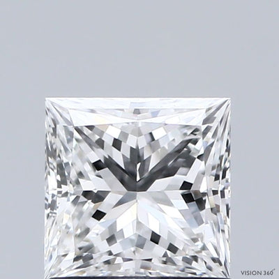 Princess Natural Diamond 1.01ct F VVS2
