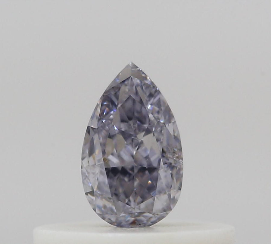 Pear Fancy Gray Violet Natural Diamond 0.25ct SI2 loose diamond