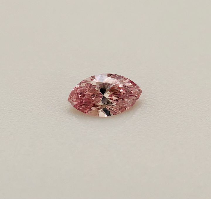 Marquise Fancy Intense Pink Natural Diamond 0.17ct SI2 loose diamond