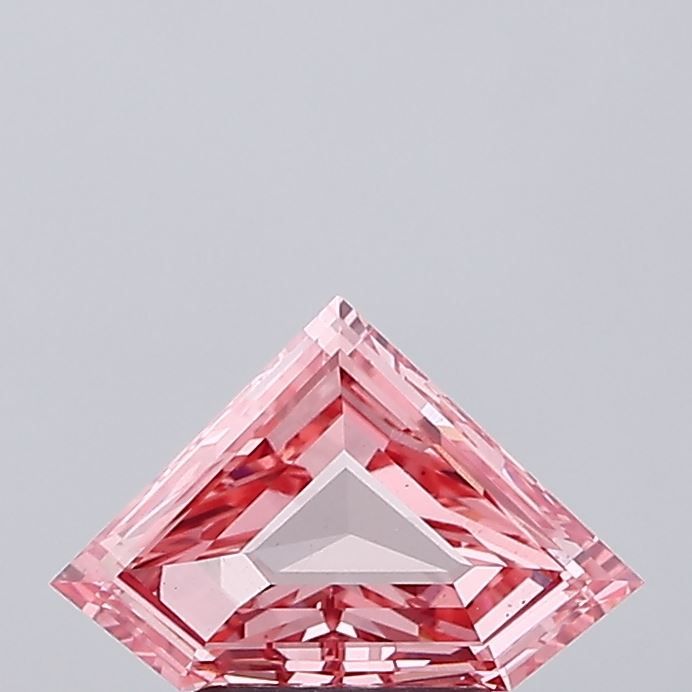 Pentagonal Fancy Vivid Pink Lab-grown Diamond 1.53ct VS2 loose diamond