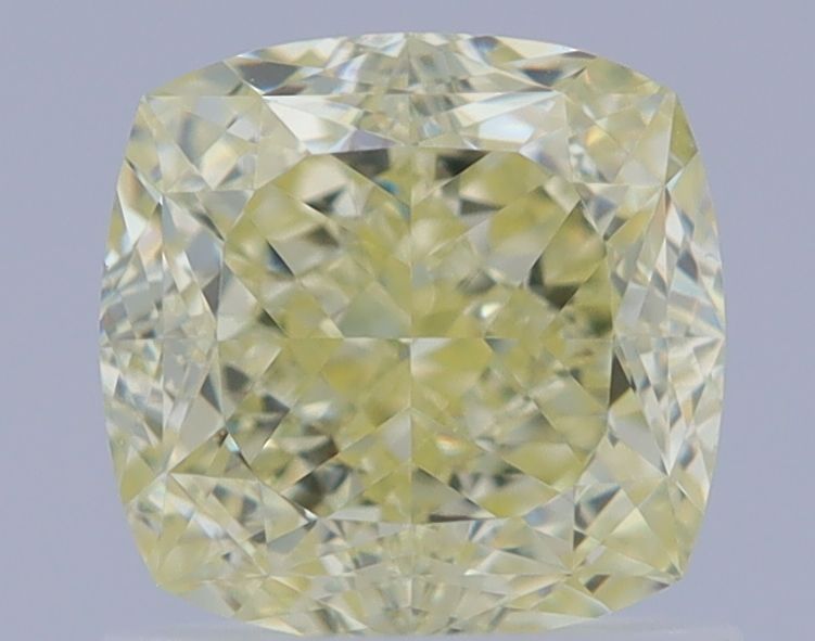 Cushion Fancy Light Yellow Natural Diamond 1.23ct VVS1 loose diamond