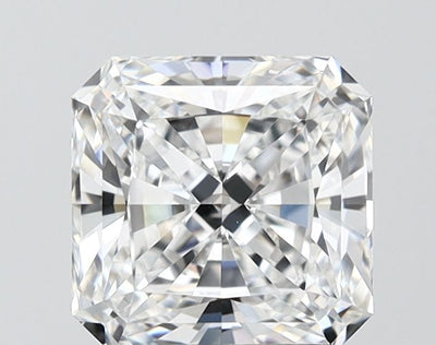 Square Radiant Lab-Grown Diamond 2.03ct D VVS1