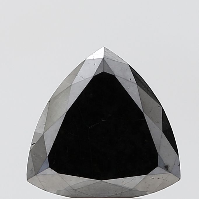 Trilliant Black Natural Diamond 1.37ct VS1 loose diamond