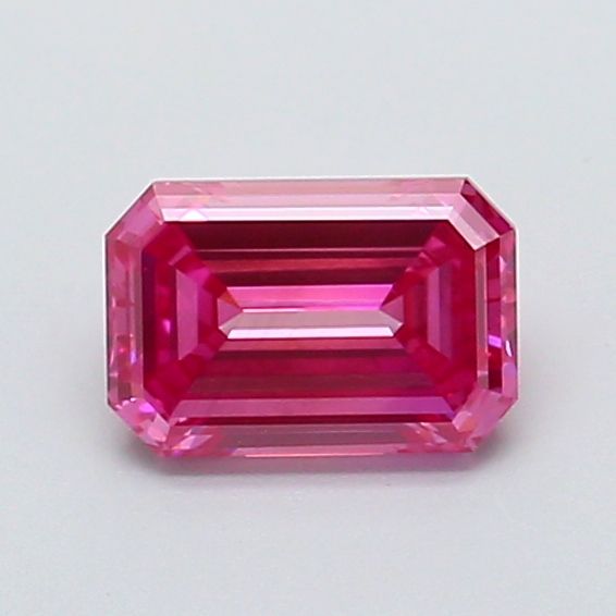 Emerald Fancy Vivid Pink Lab-grown Diamond 0.8ct VVS2 loose diamond