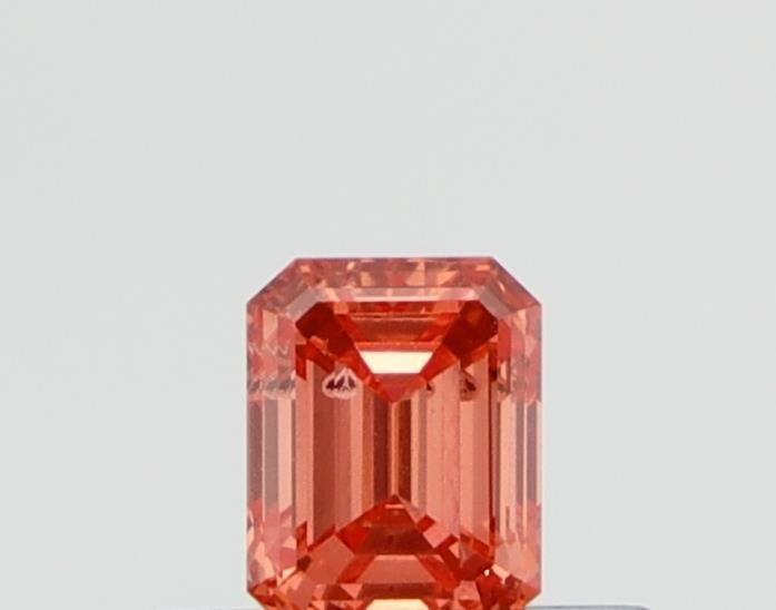 Emerald Fancy Red Lab-grown Diamond 0.34ct SI2 loose diamond