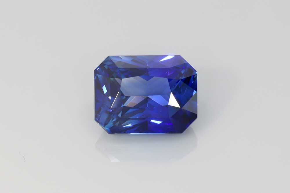 Emerald Blue Sapphire 3.32ct loose gemstone