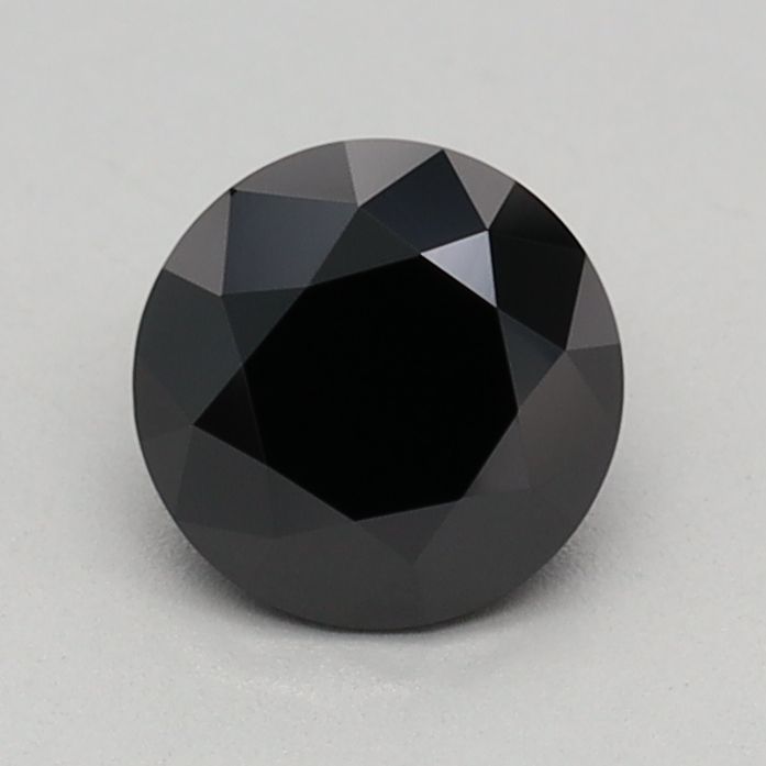 Round Fancy Black Lab-grown Diamond 0.6ct loose diamond