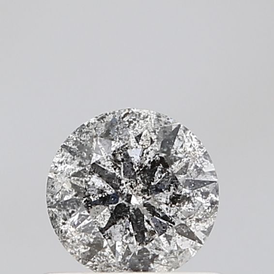 Round Salt And Pepper Natural Diamond 0.58ct VVS2 loose diamond