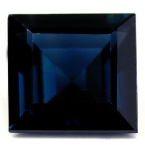 Square Blue Sapphire 2.16ct loose gemstone