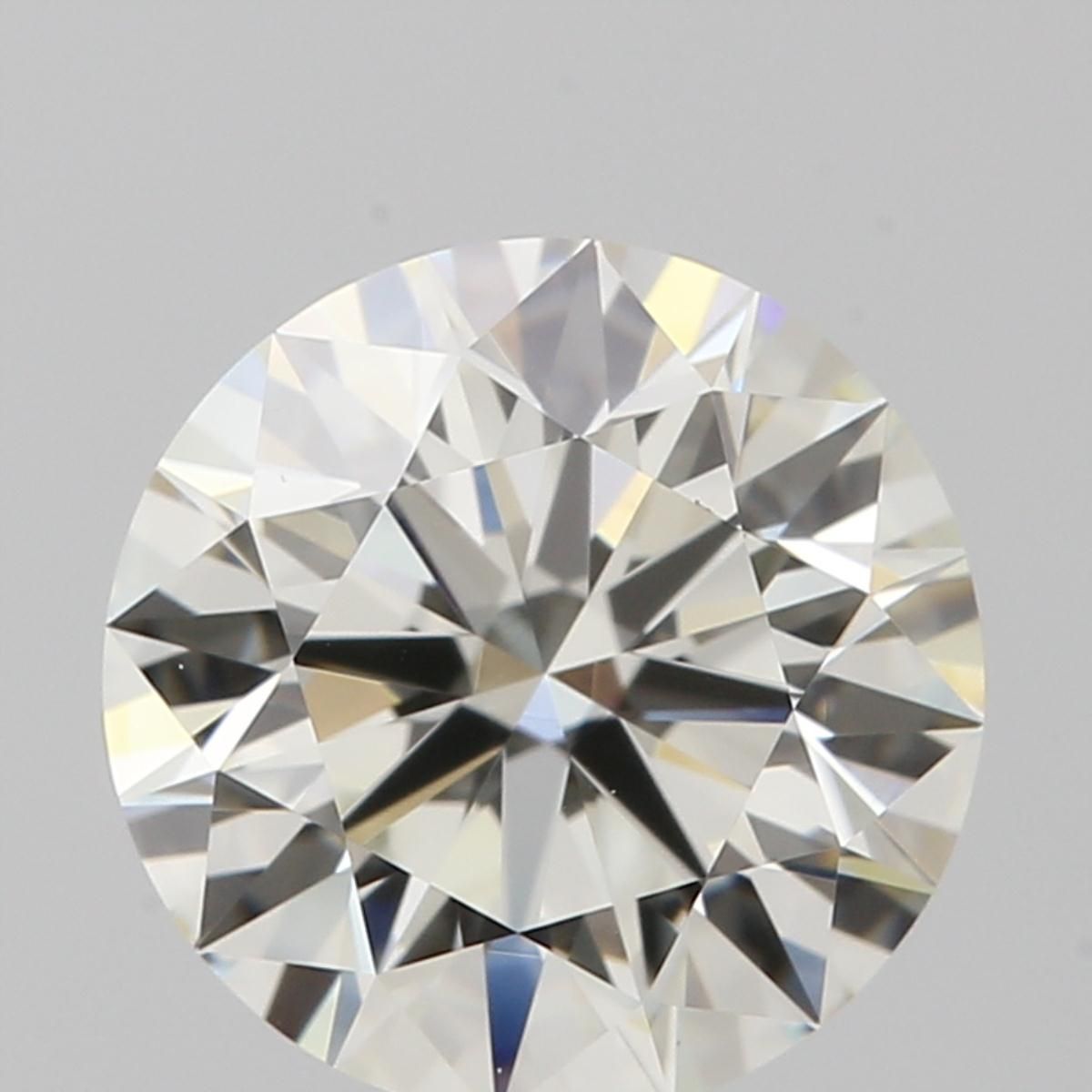 Round Natural Diamond 1.08ct H IF