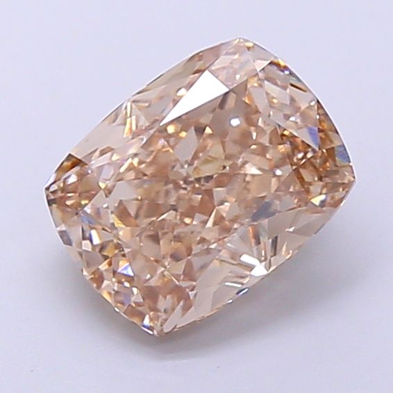 Cushion Fancy Light Brown Lab-grown Diamond 3.01ct VS1 loose diamond