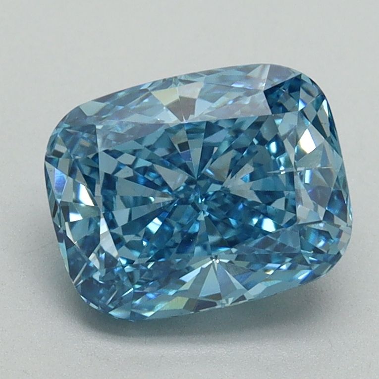 Cushion Fancy Vivid Blue Lab-grown Diamond 1.8ct VS2 loose diamond
