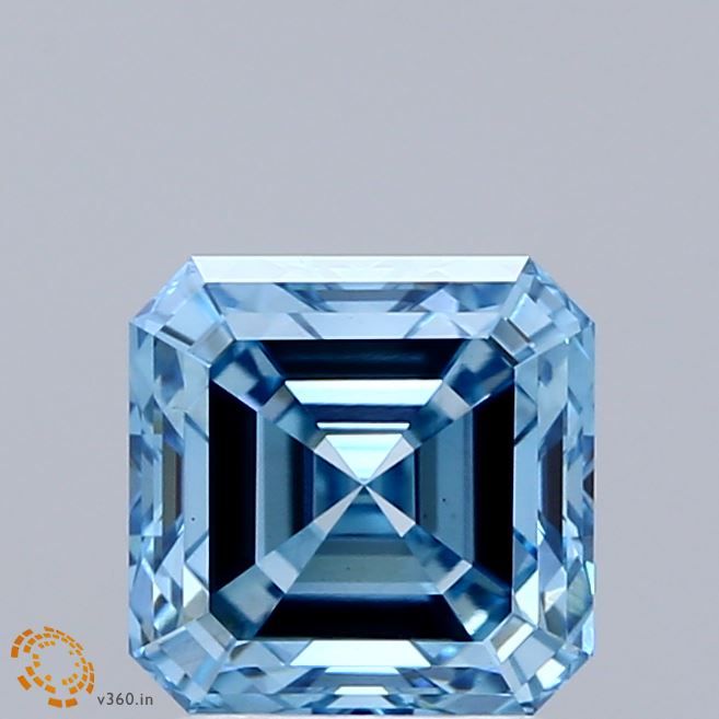 Asscher Fancy Vivid Blue Lab-grown Diamond 2.12ct VS1 loose diamond