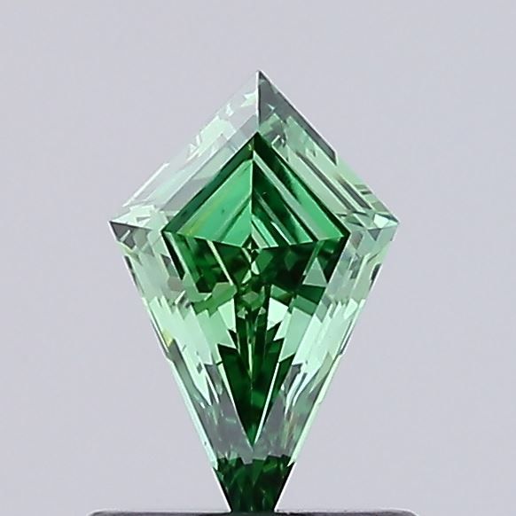 Kite Fancy Vivid Green Lab-grown Diamond 0.52ct VVS2 loose diamond