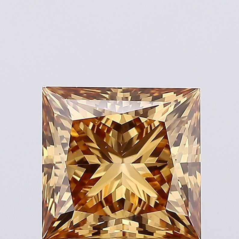 Princess Fancy Brown Lab-grown Diamond 2.06ct VS1 loose diamond