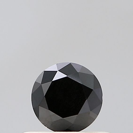 Round Black Natural Diamond 0.38ct VS2 loose diamond