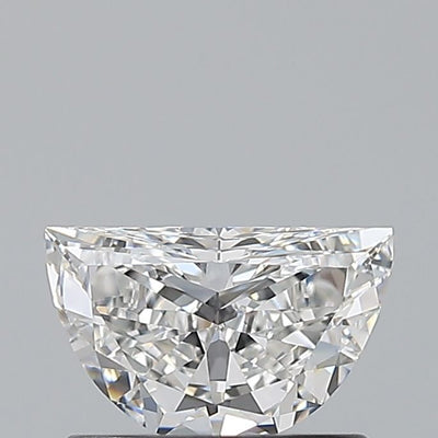 Half Moon Natural Diamond 0.50ct F VS1