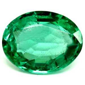 Oval Green Emerald 1.29ct loose gemstone