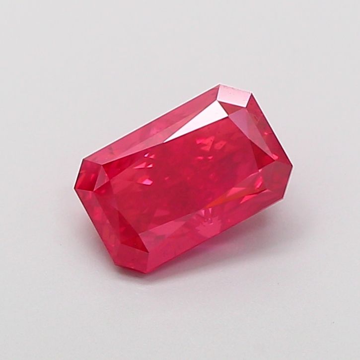 Radiant Fancy Vivid Red Lab-grown Diamond 1.56ct VS2 loose diamond
