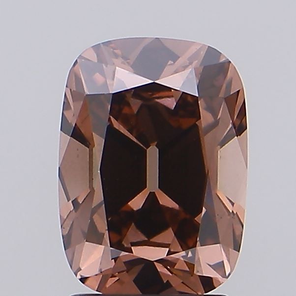 Cushion Fancy Brown Lab-grown Diamond 2.5ct VS2 loose diamond