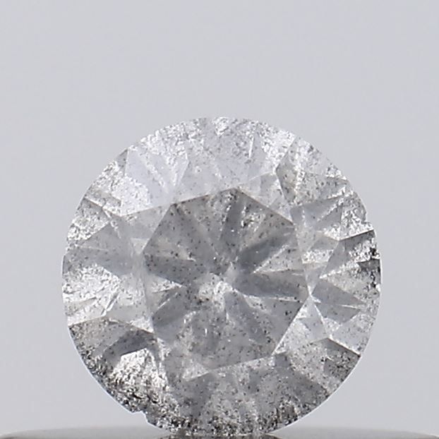 Round Salt And Pepper Natural Diamond 0.24ct I3 loose diamond