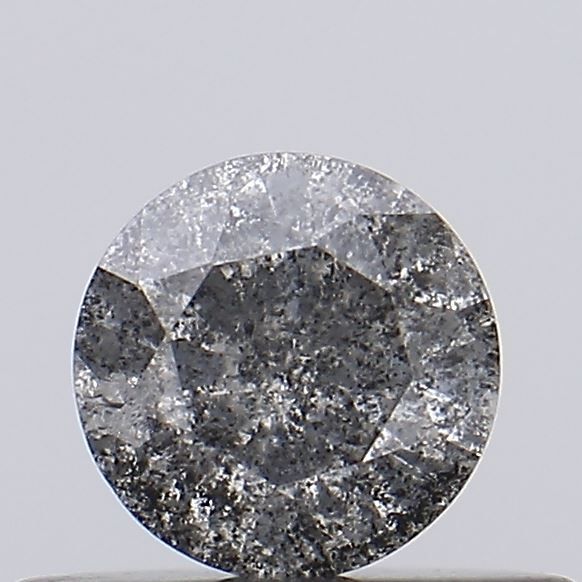 Round Salt And Pepper Natural Diamond 0.29ct I3 loose diamond
