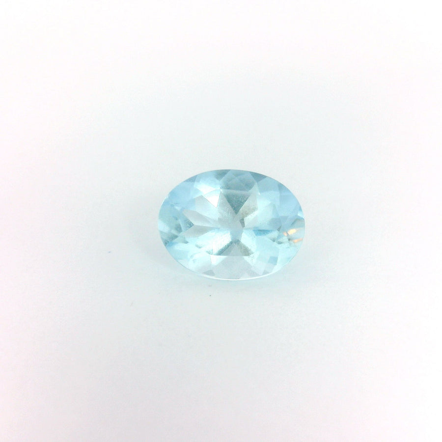 Oval Blue Aquamarine 1.26ct loose gemstone