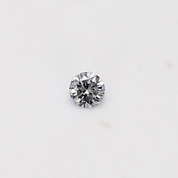Round Gray Natural Diamond 0.04ct loose diamond